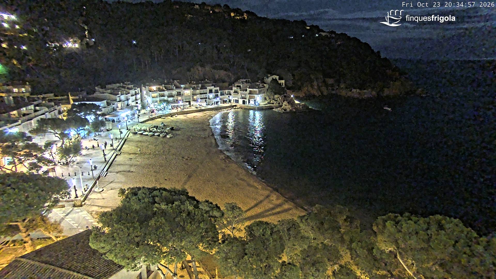 Webcam de Tamariu playa