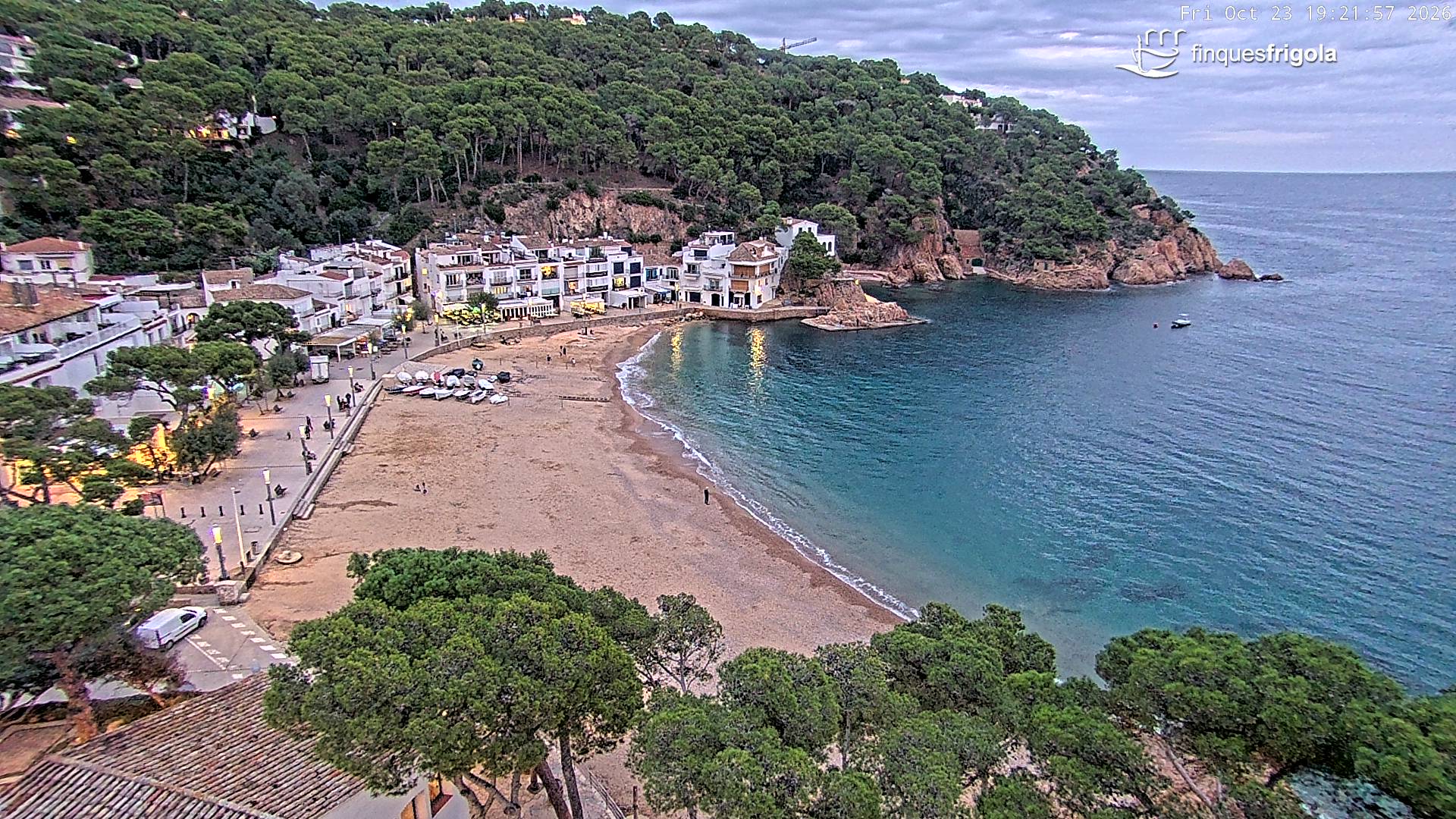 Webcam de Tamariu playa