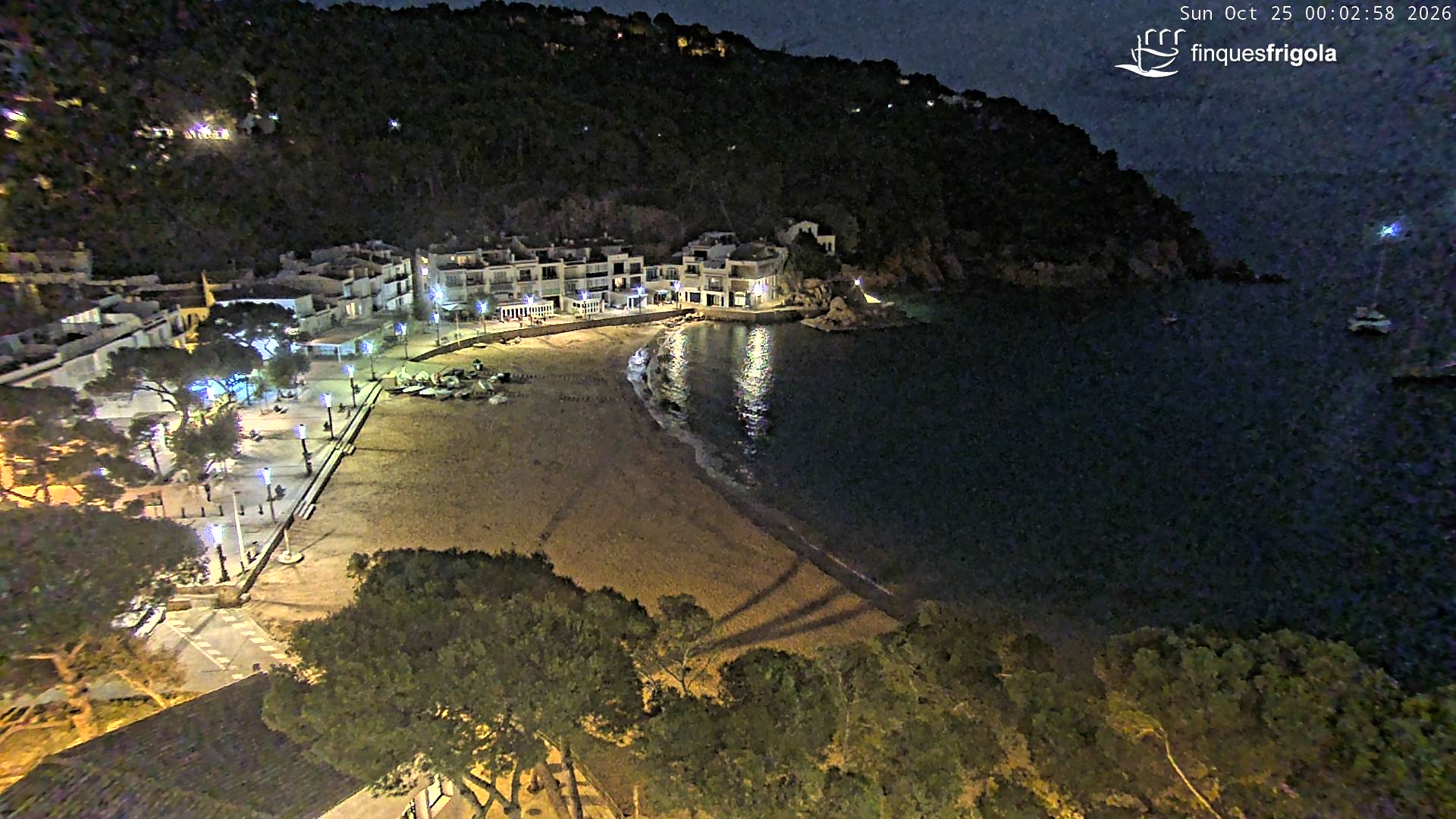 Webcam de Tamariu playa