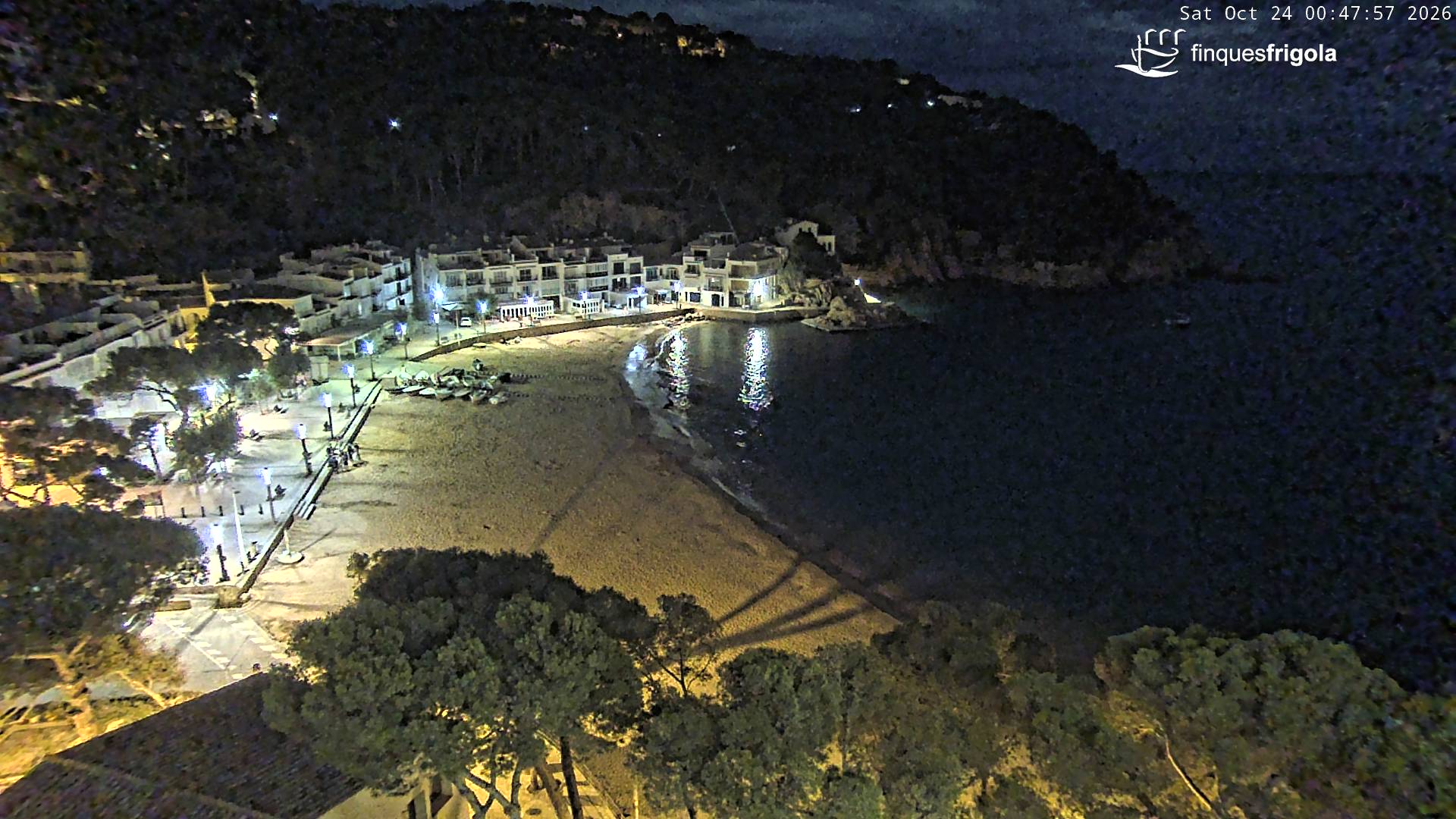 Webcam de Tamariu playa
