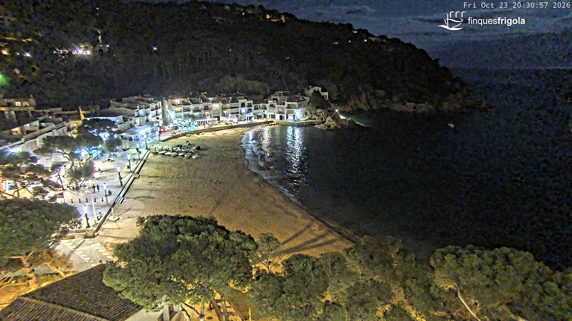 Webcam de Tamariu playa