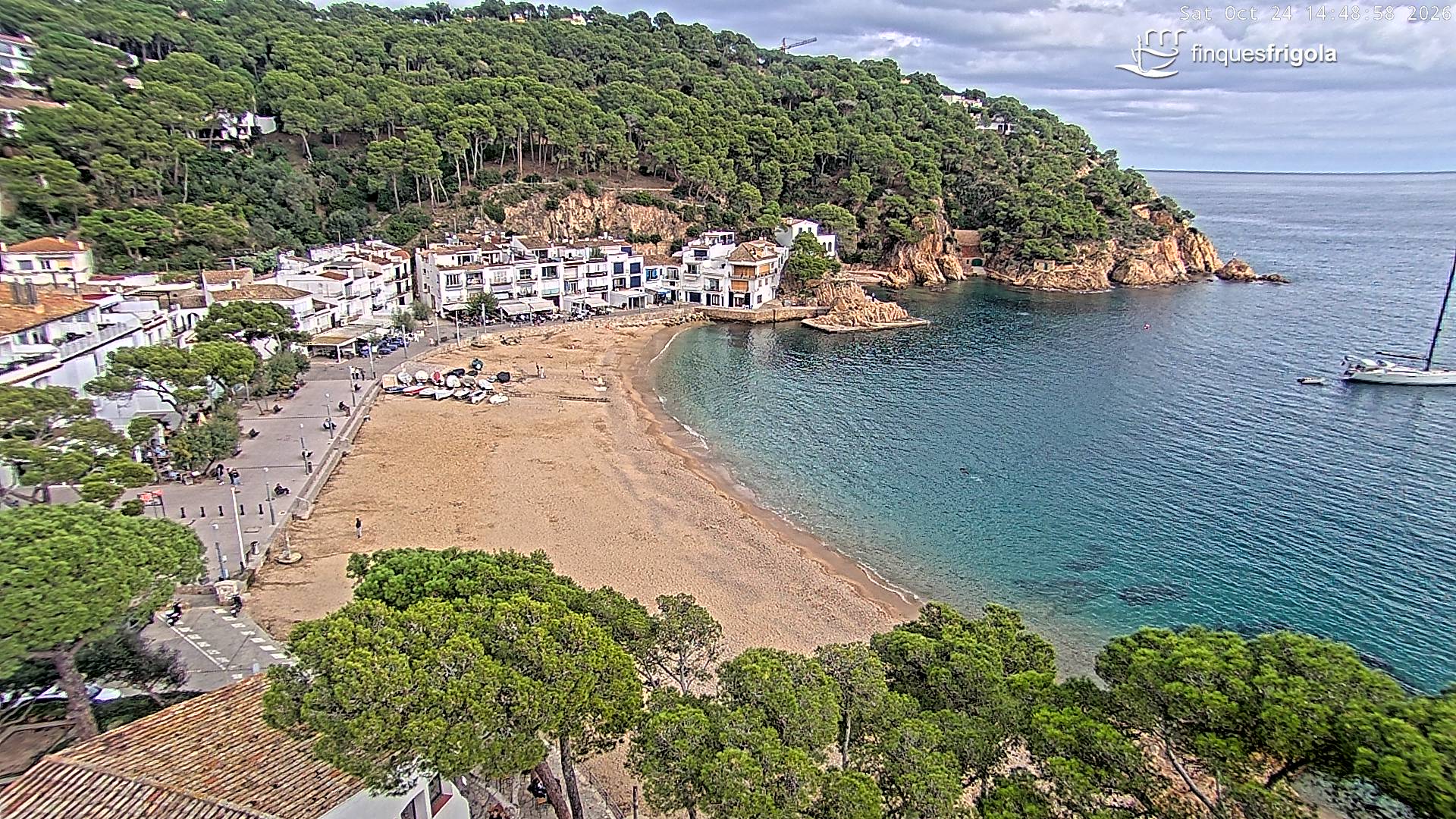 Webcam de Tamariu playa