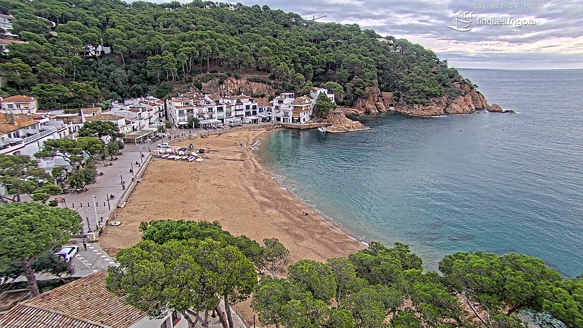 Webcam de Tamariu playa