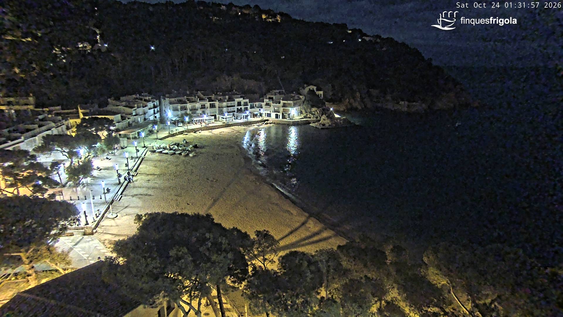 Webcam de Tamariu playa