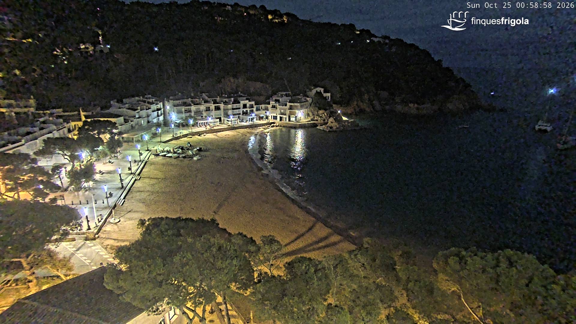 Webcam de Tamariu playa