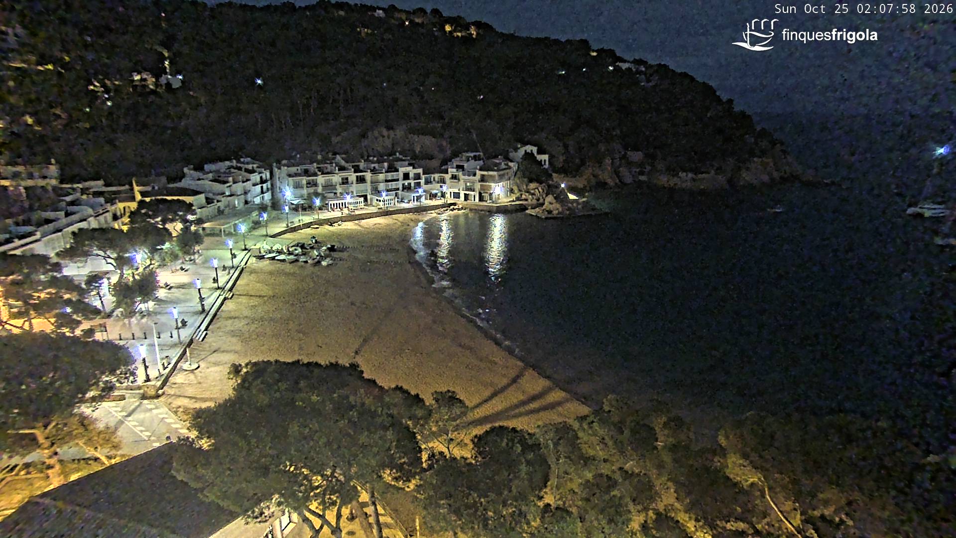Webcam de Tamariu playa