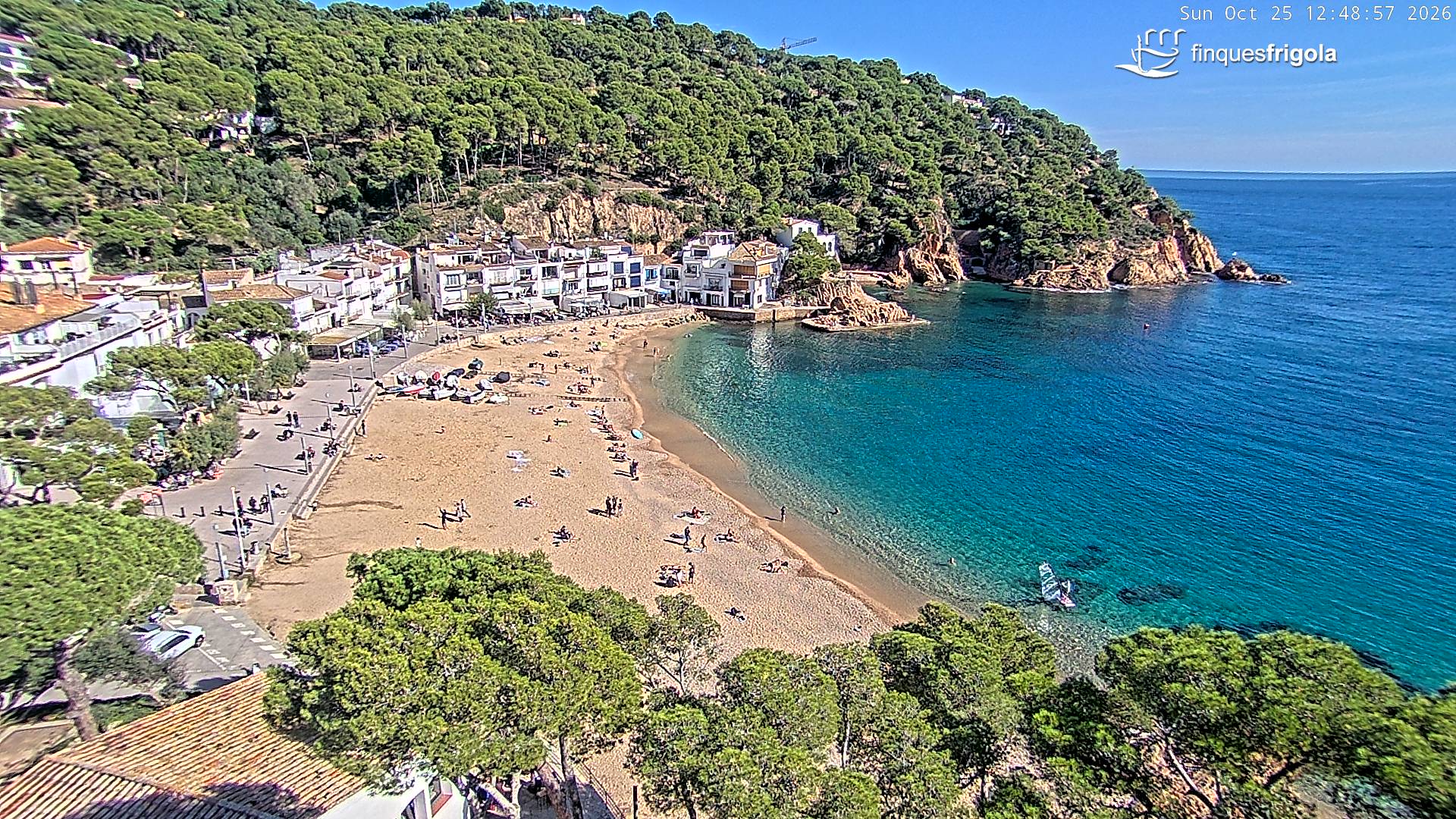 Webcam de Tamariu playa