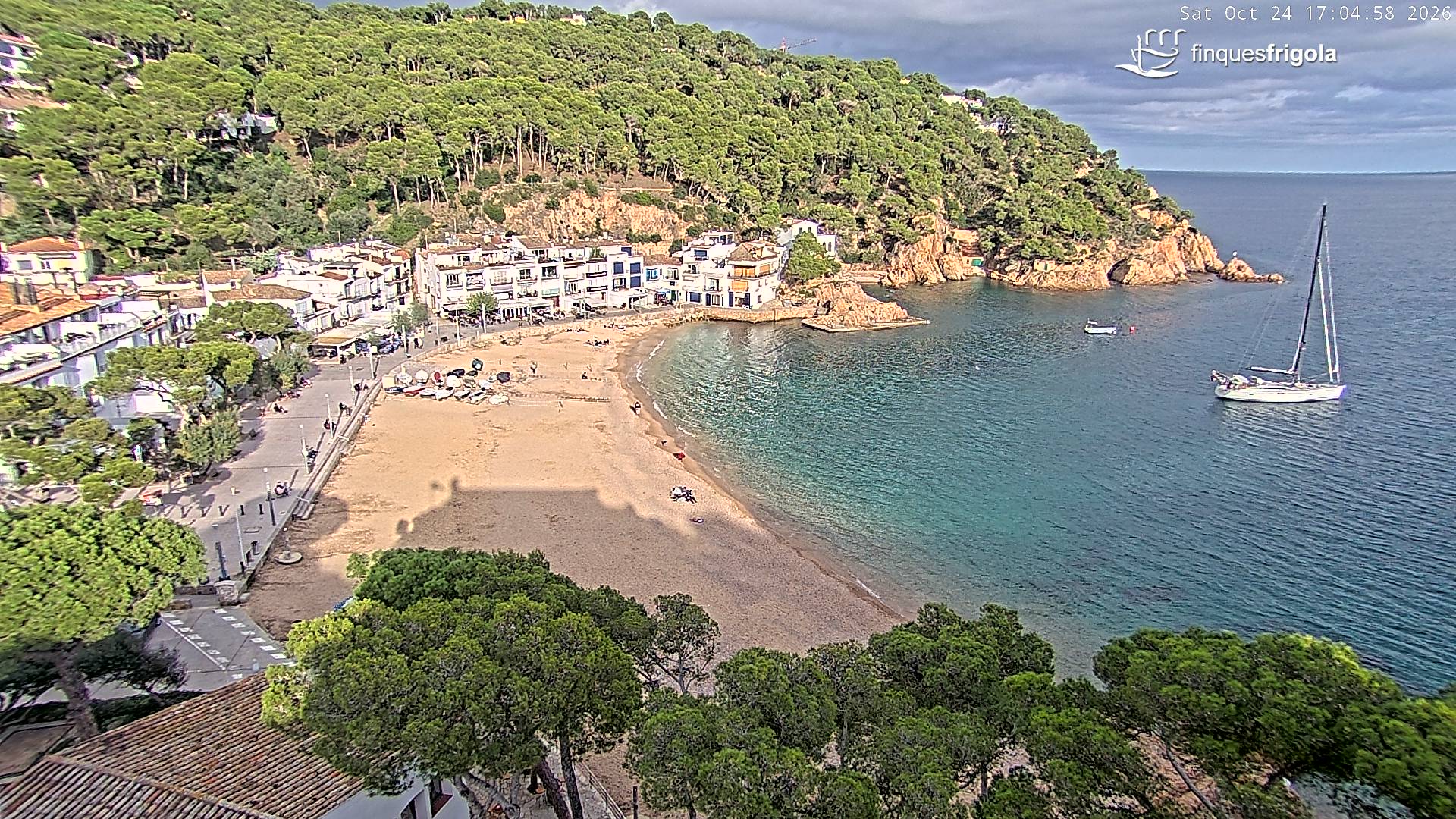 Webcam de Tamariu playa