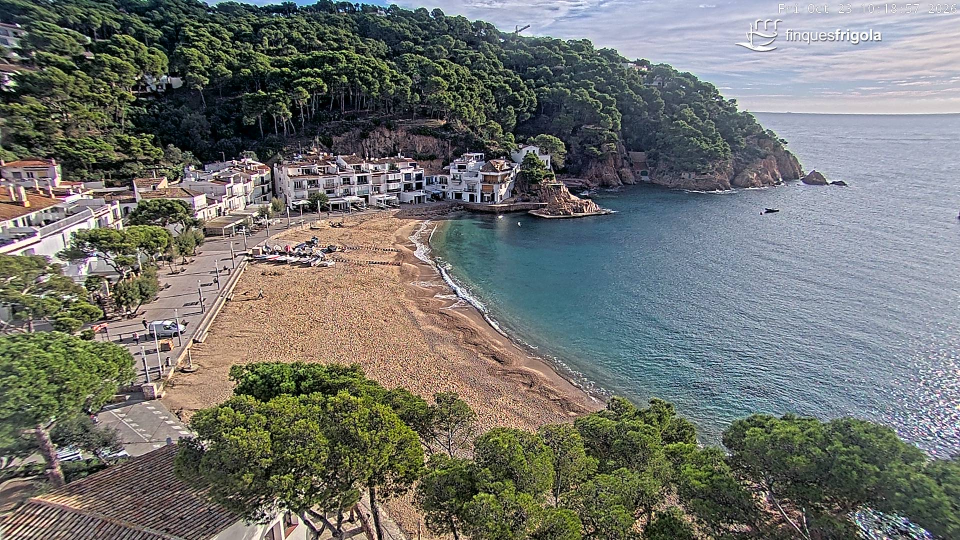 Webcam de Tamariu playa