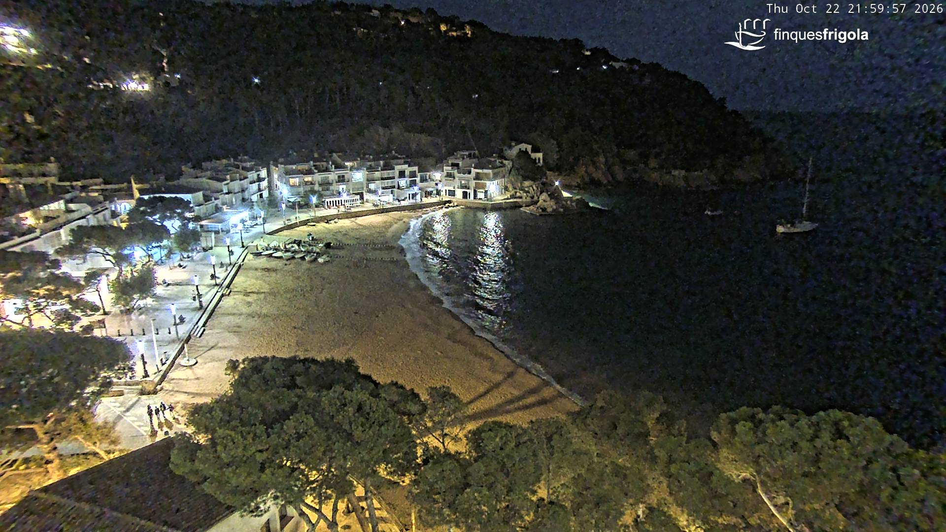 Webcam de Tamariu playa