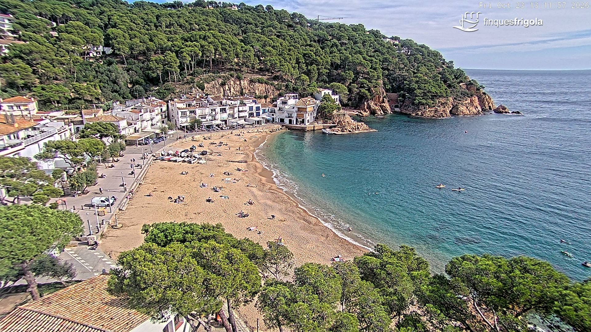 Webcam de Tamariu playa