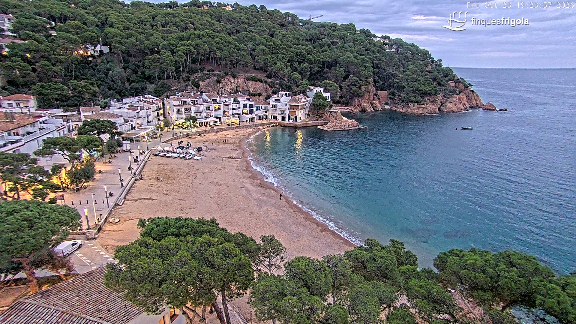 Webcam de Tamariu playa