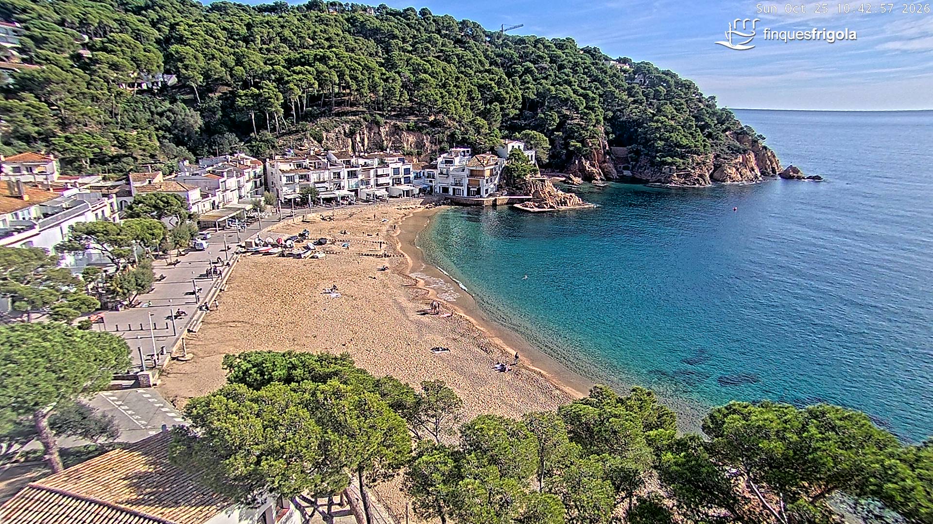 Webcam de Tamariu playa