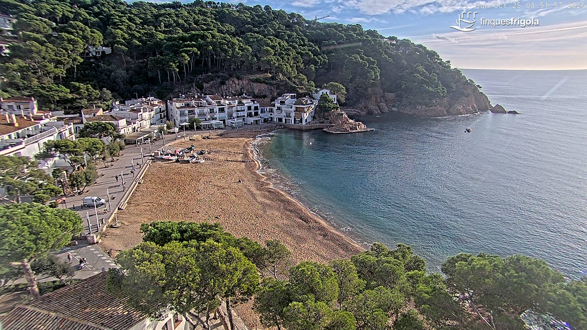 Webcam de Tamariu playa