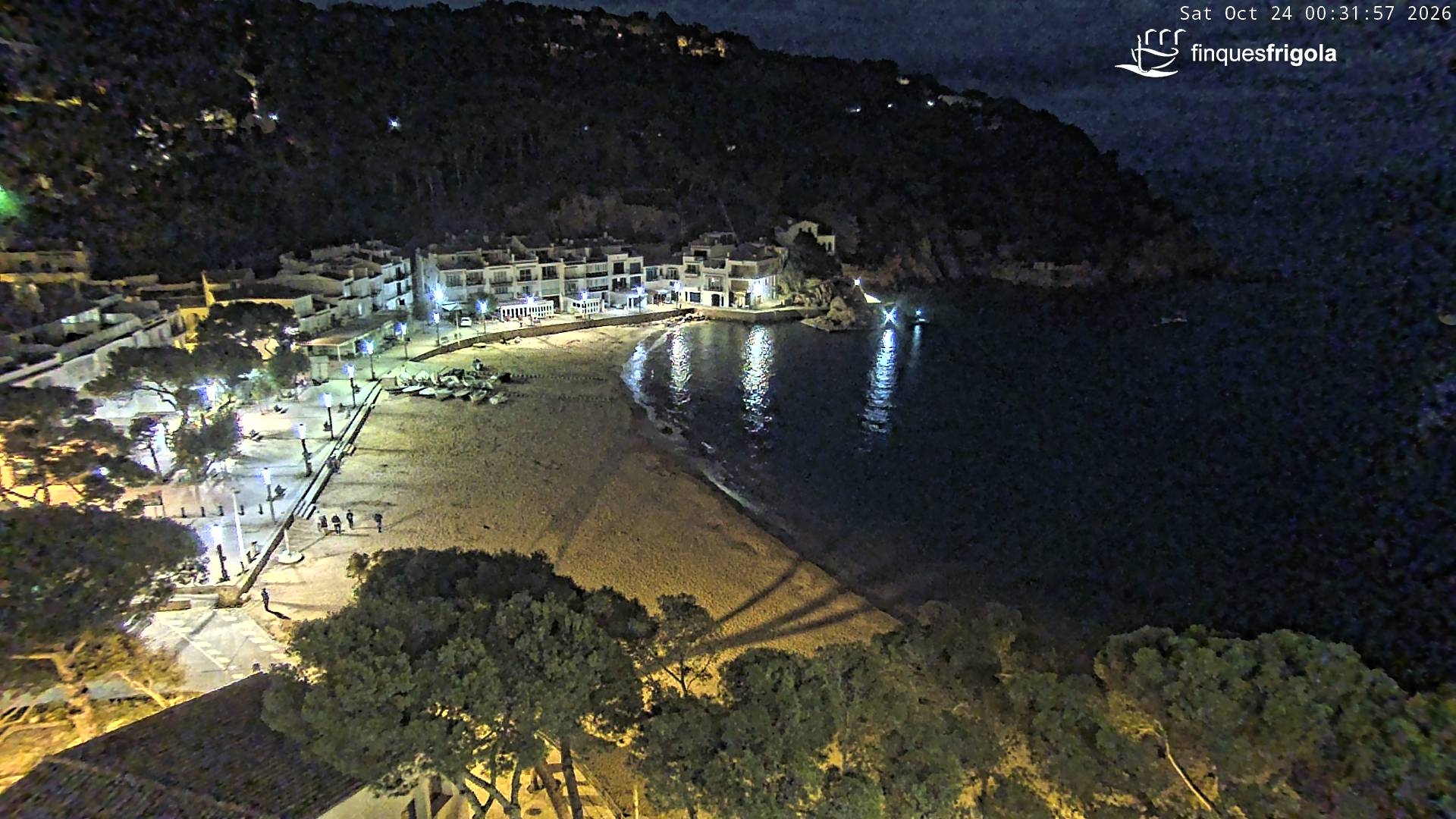 Webcam de Tamariu playa