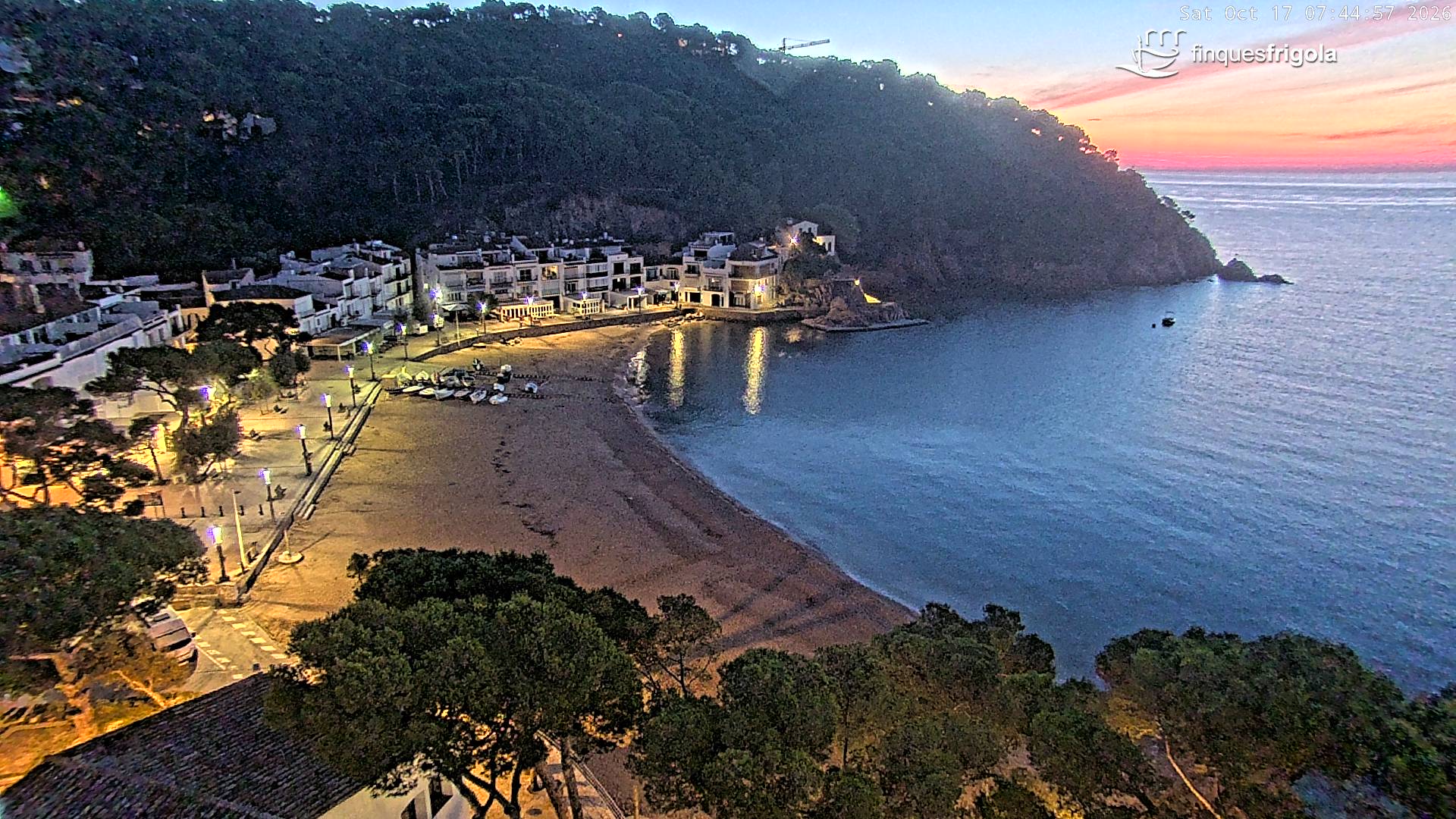 Webcam de Tamariu playa