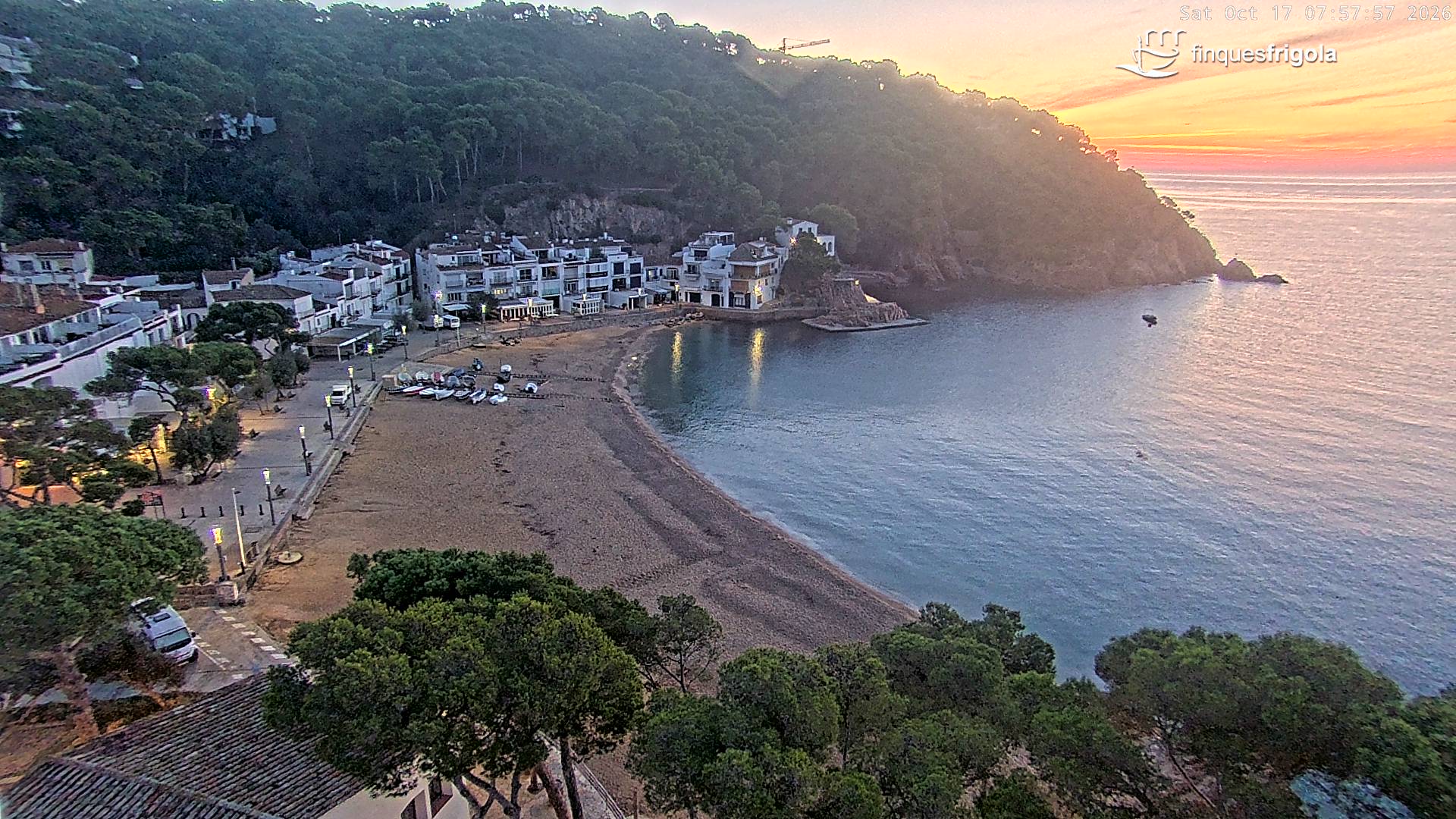 Webcam de Tamariu playa