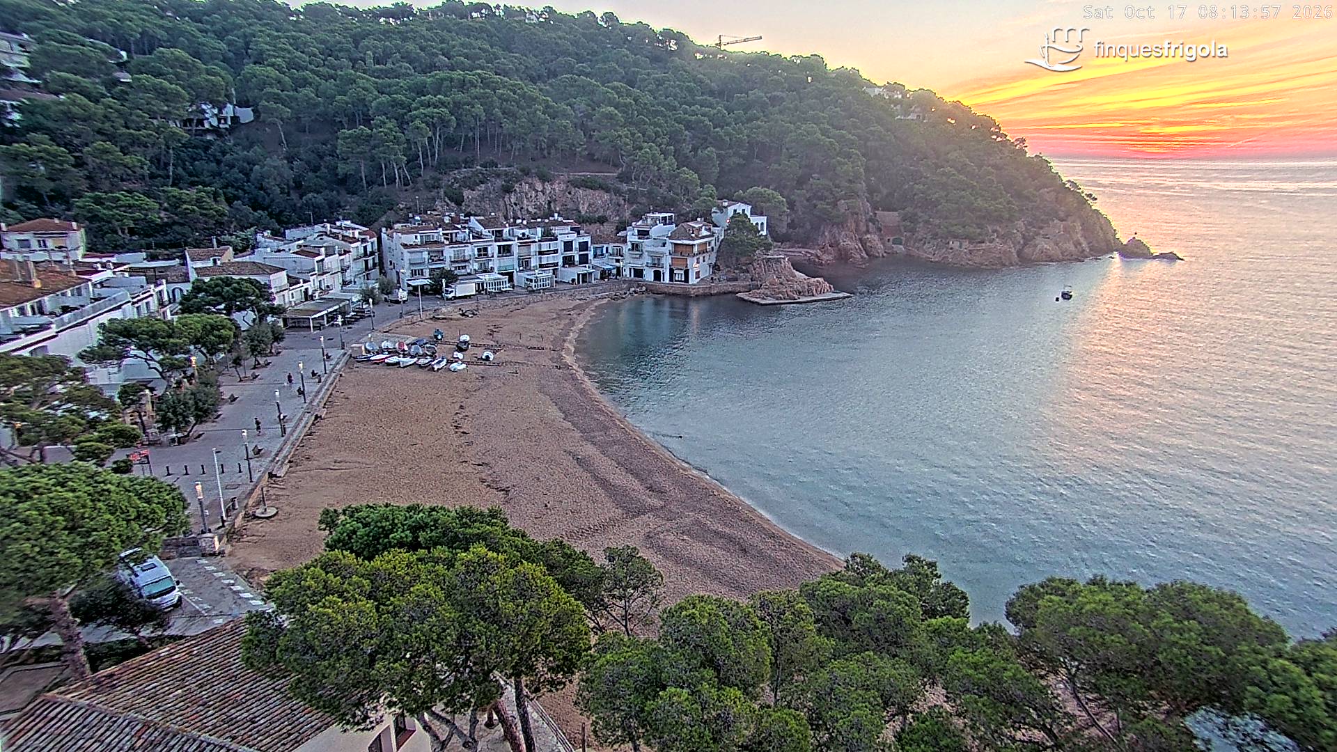 Webcam de Tamariu playa