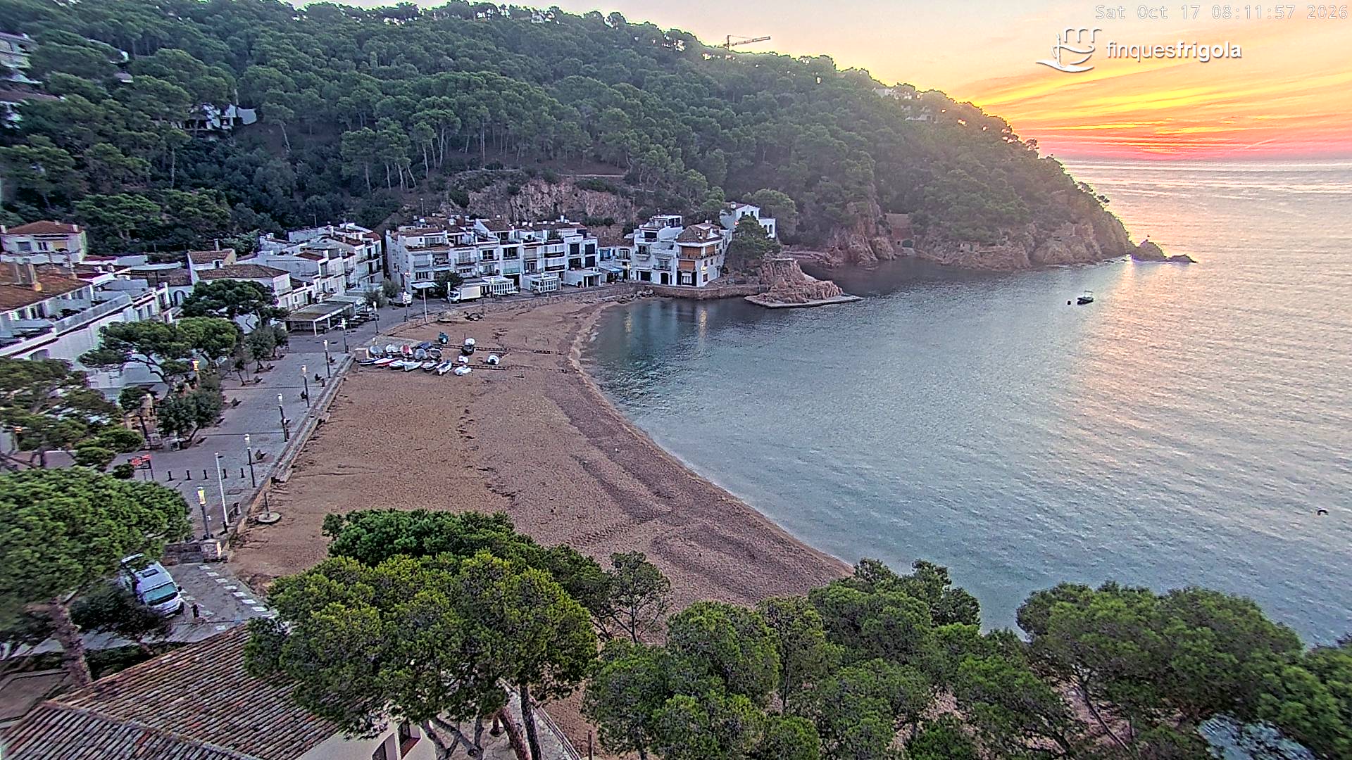 Webcam de Tamariu playa