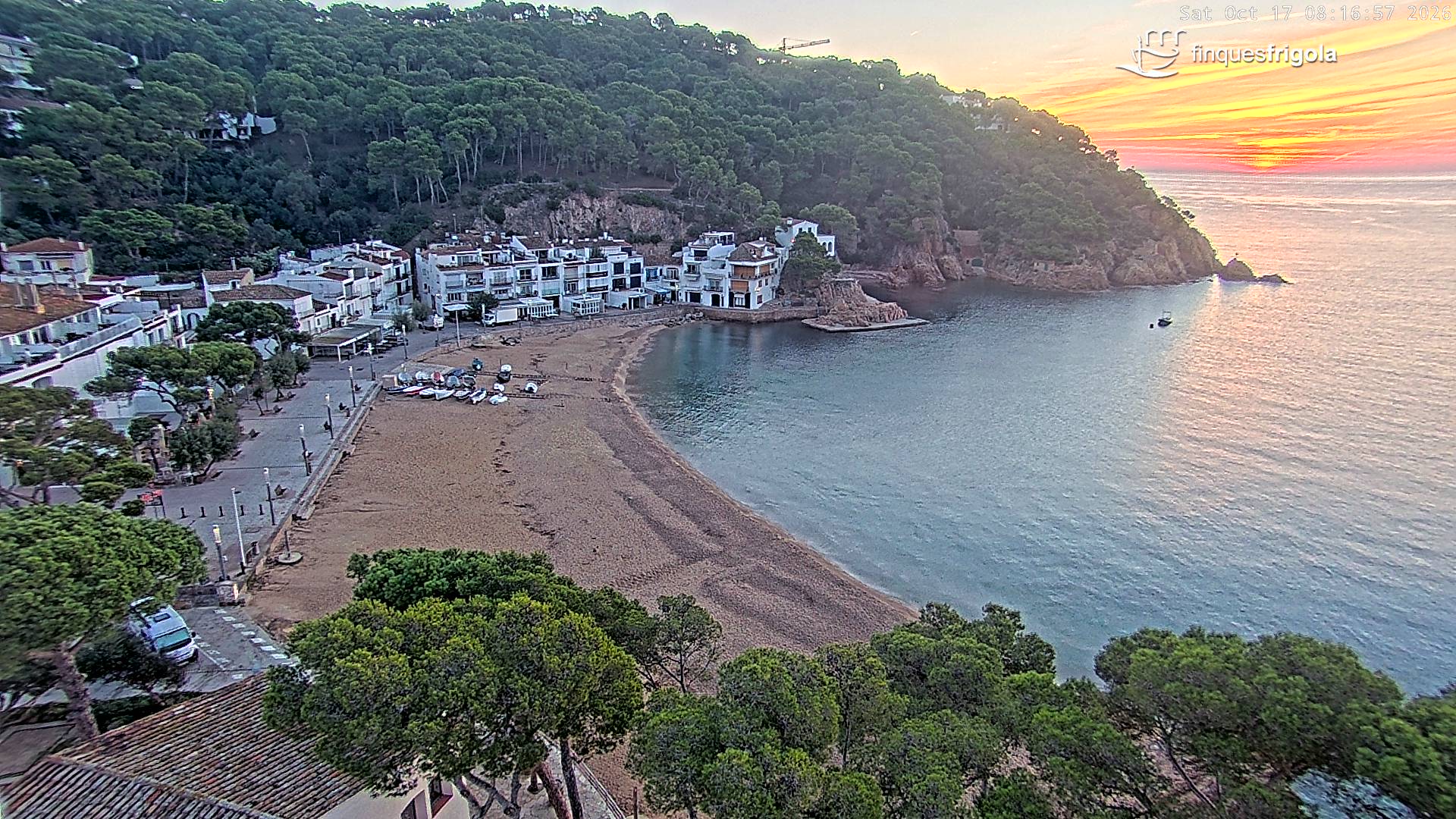 Webcam de Tamariu playa