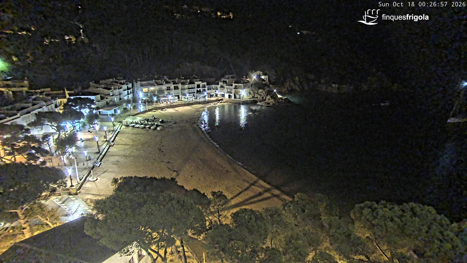 Webcam de Tamariu playa