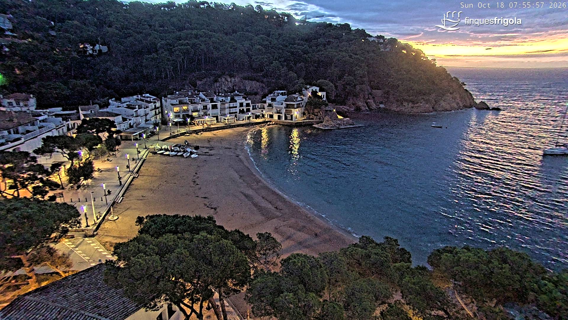Webcam de Tamariu playa