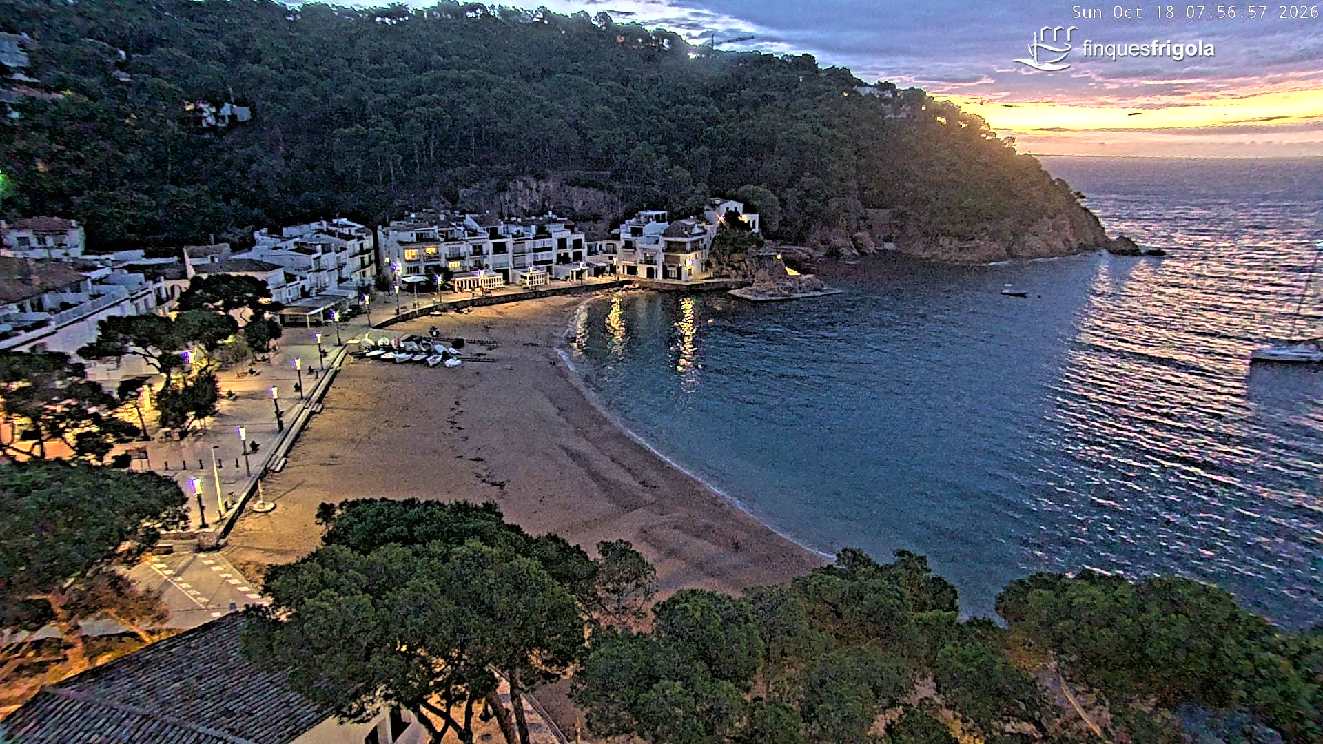 Webcam de Tamariu playa