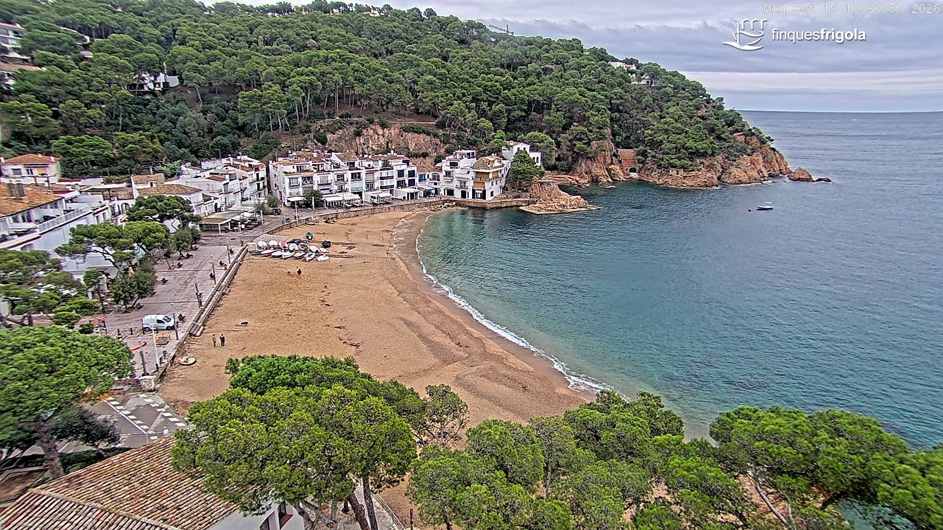Webcam de Tamariu playa