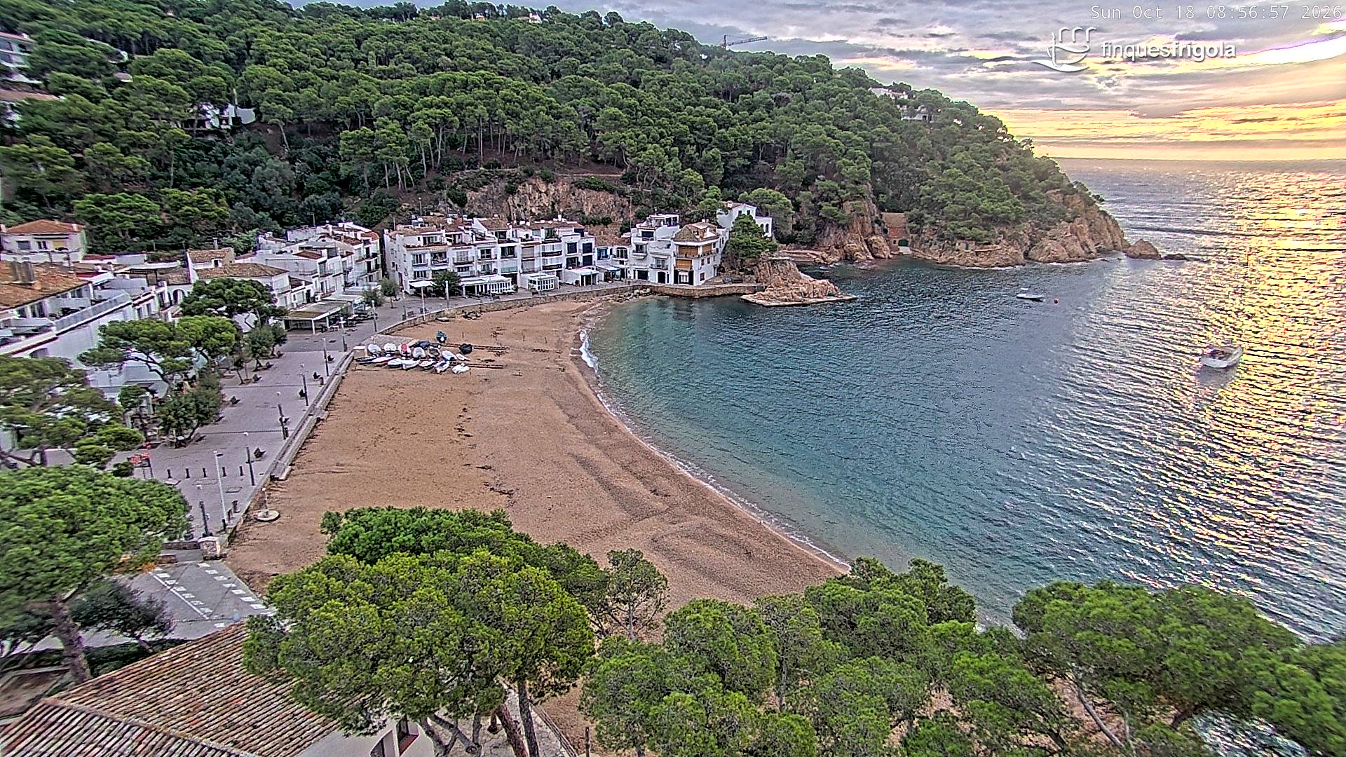 Webcam de Tamariu playa