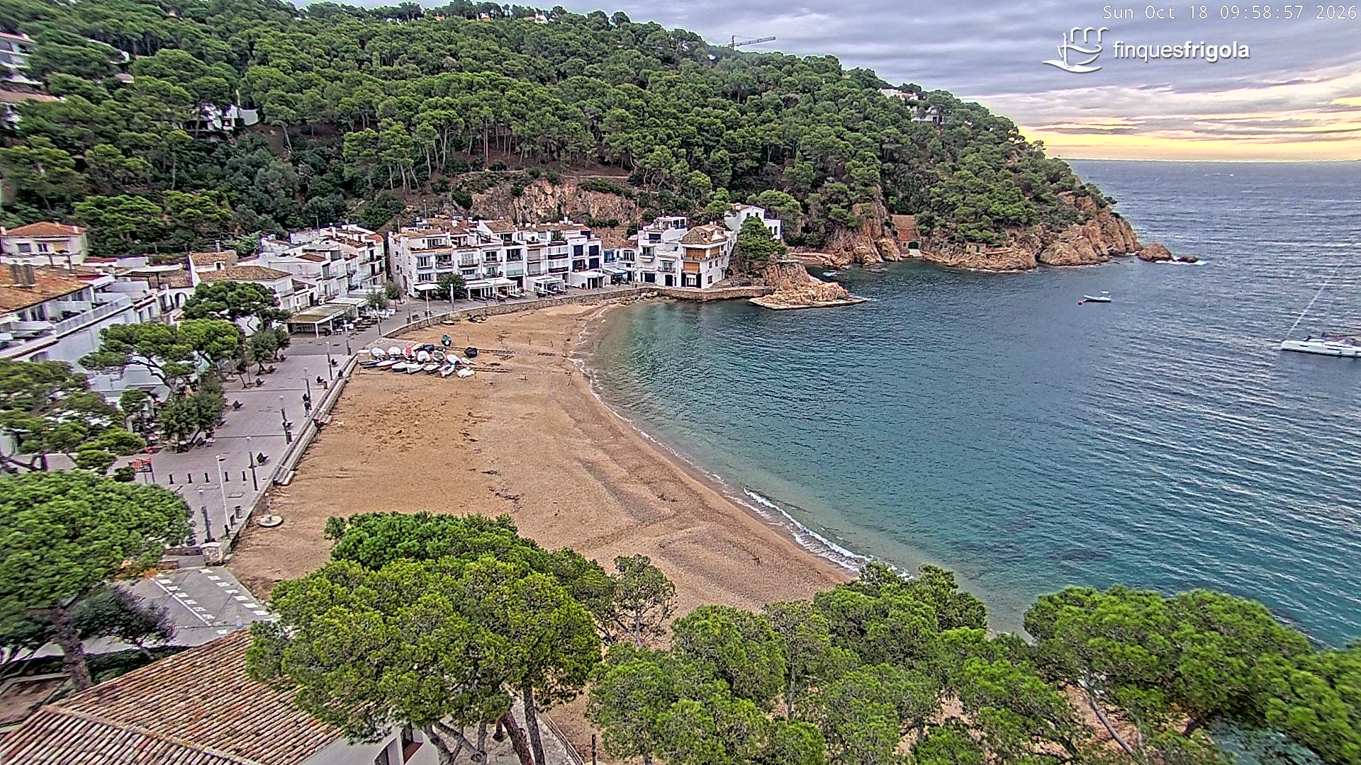 Webcam de Tamariu playa