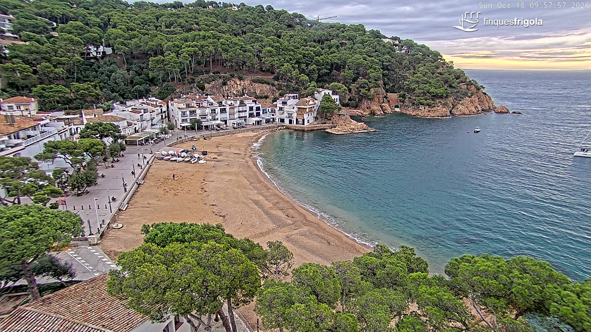 Webcam de Tamariu playa