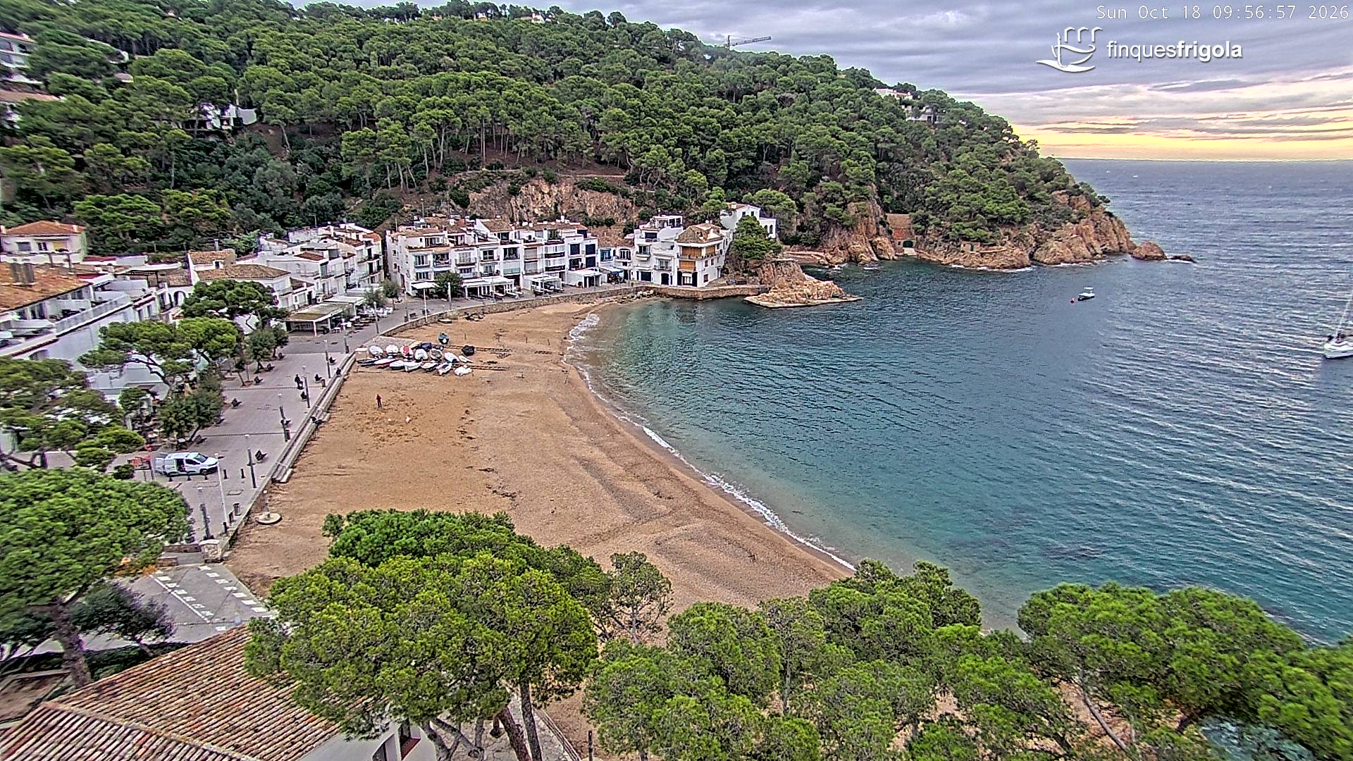 Webcam de Tamariu playa