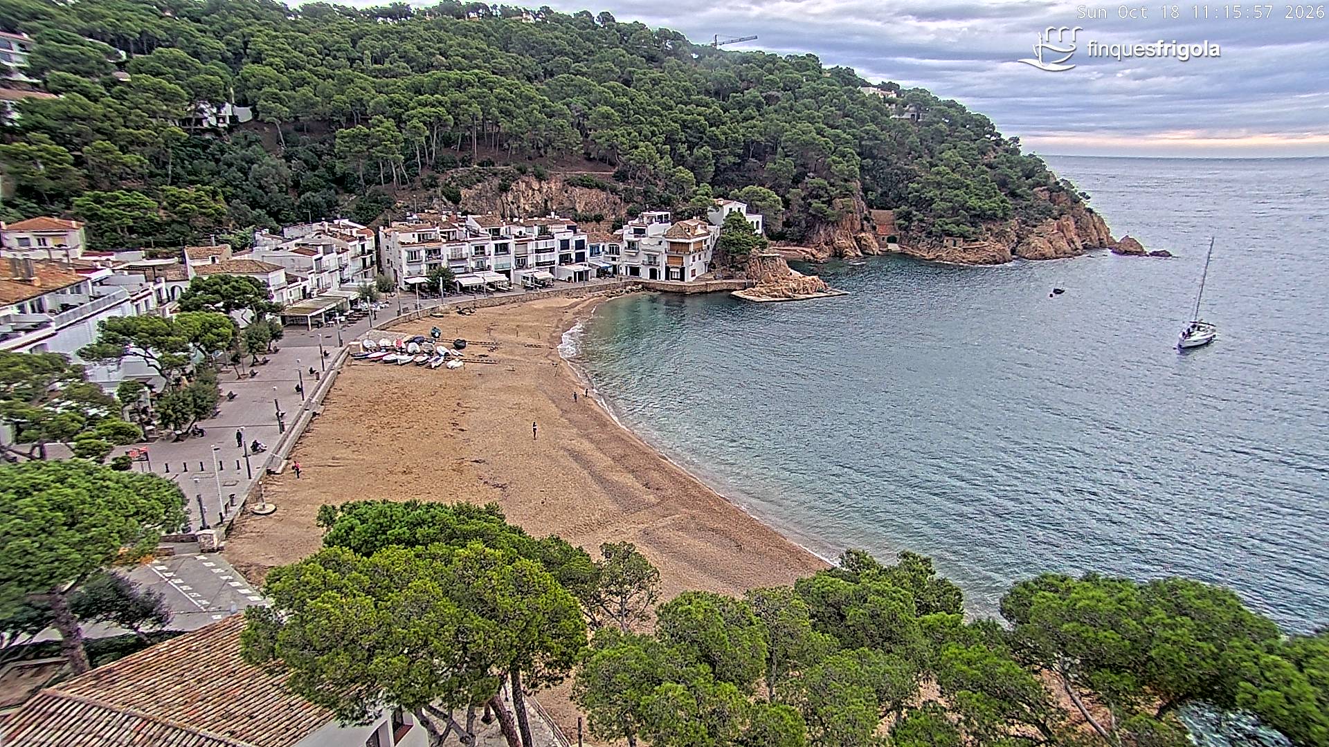 Webcam de Tamariu playa