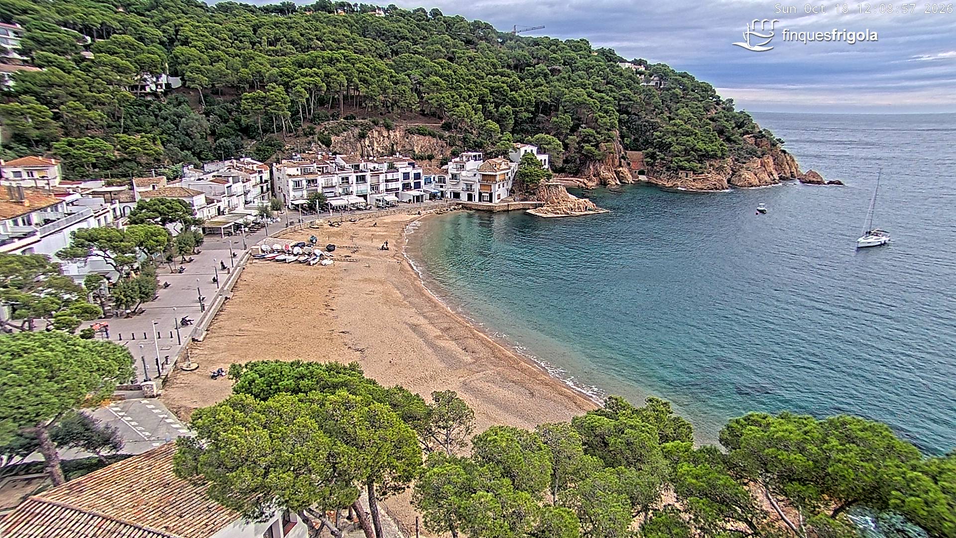 Webcam de Tamariu playa