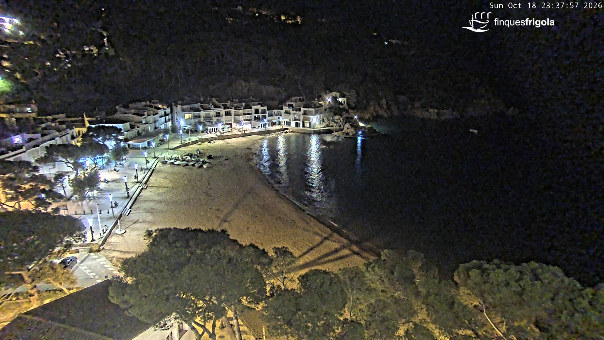 Webcam de Tamariu playa