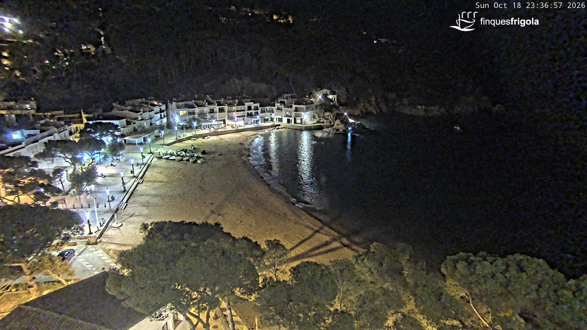 Webcam de Tamariu playa
