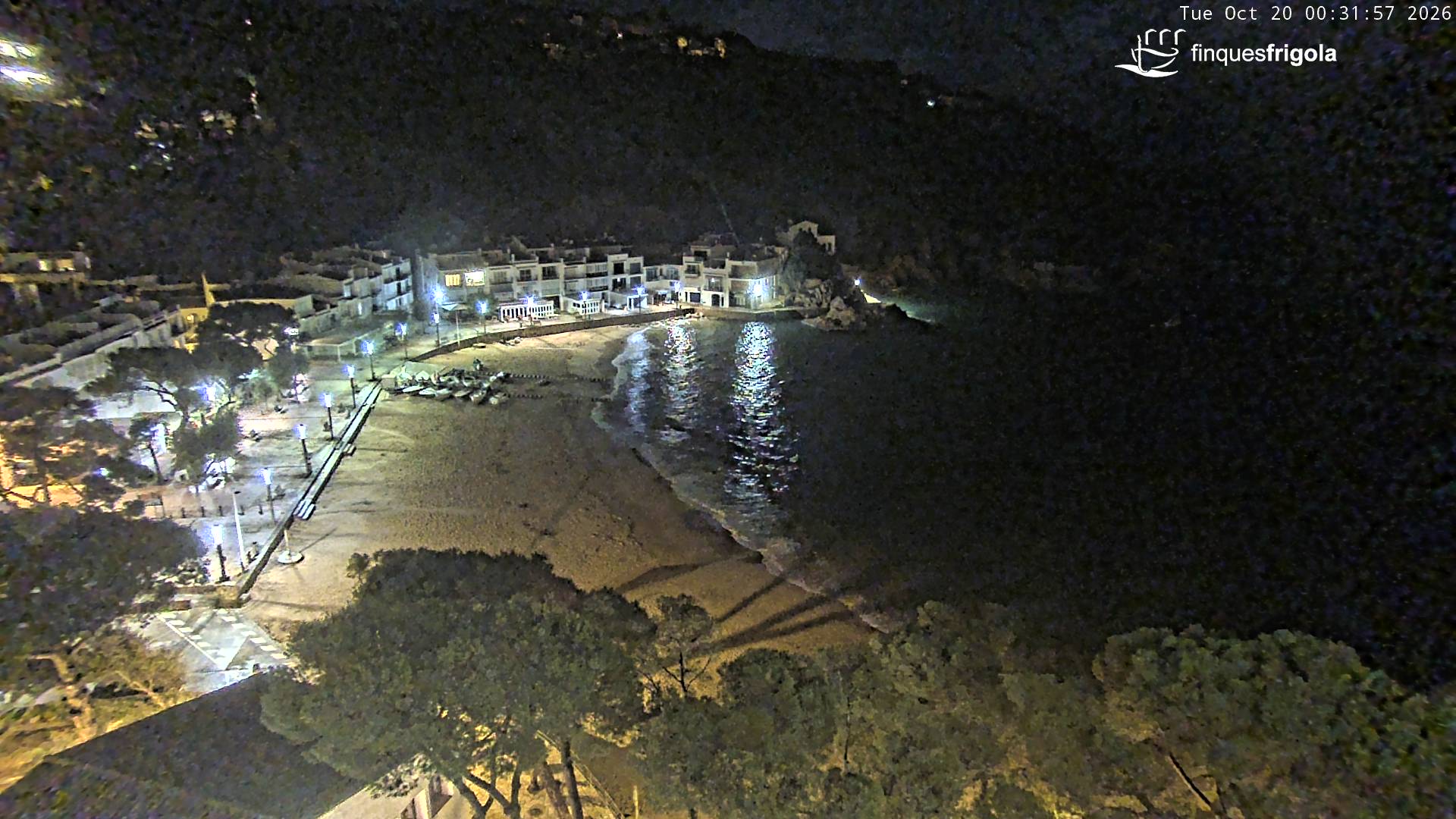 Webcam de Tamariu playa