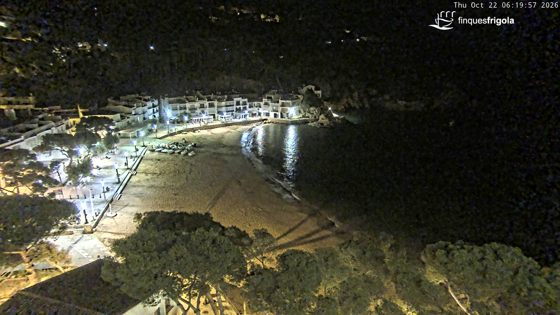 Webcam de Tamariu playa