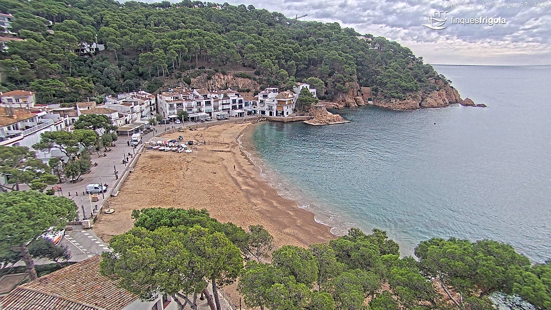 Webcam de Tamariu playa