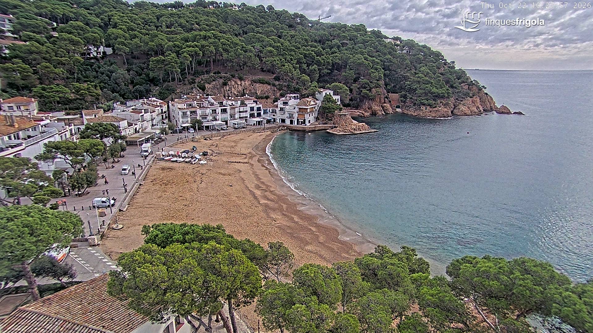 Webcam de Tamariu playa
