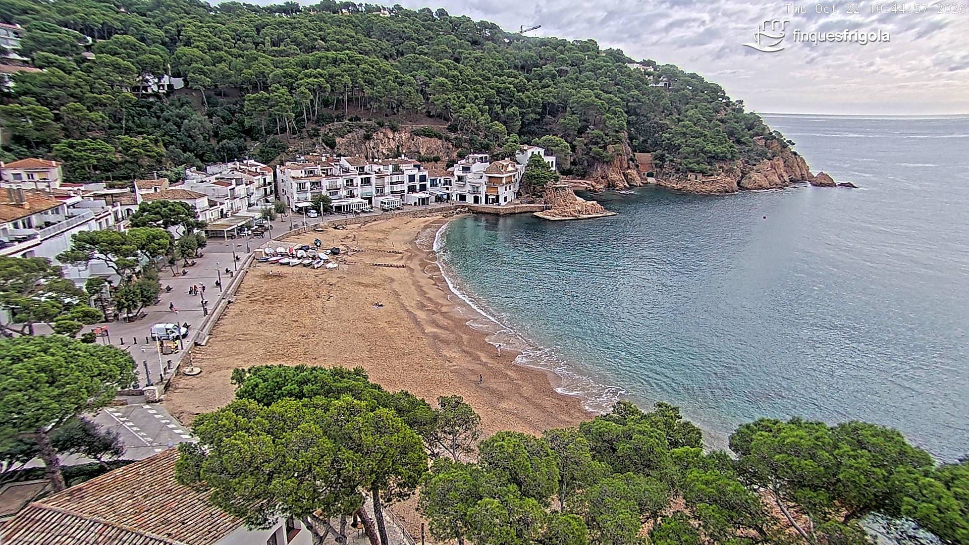 Webcam de Tamariu playa