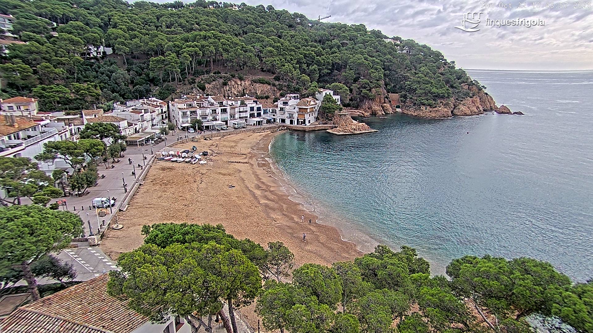 Webcam de Tamariu playa