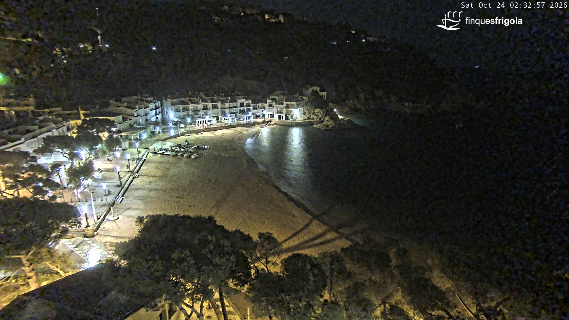 Webcam de Tamariu playa
