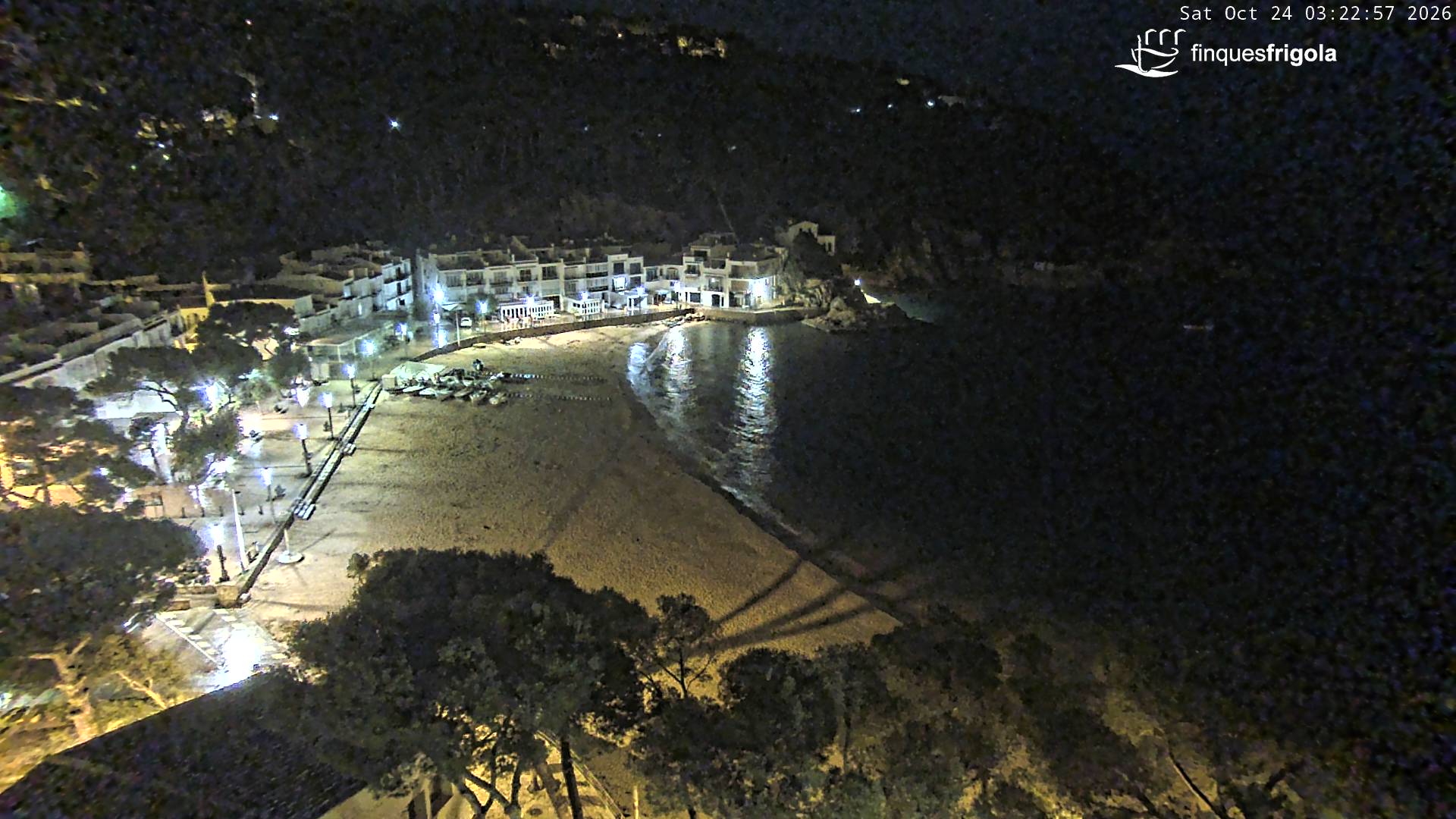 Webcam de Tamariu playa