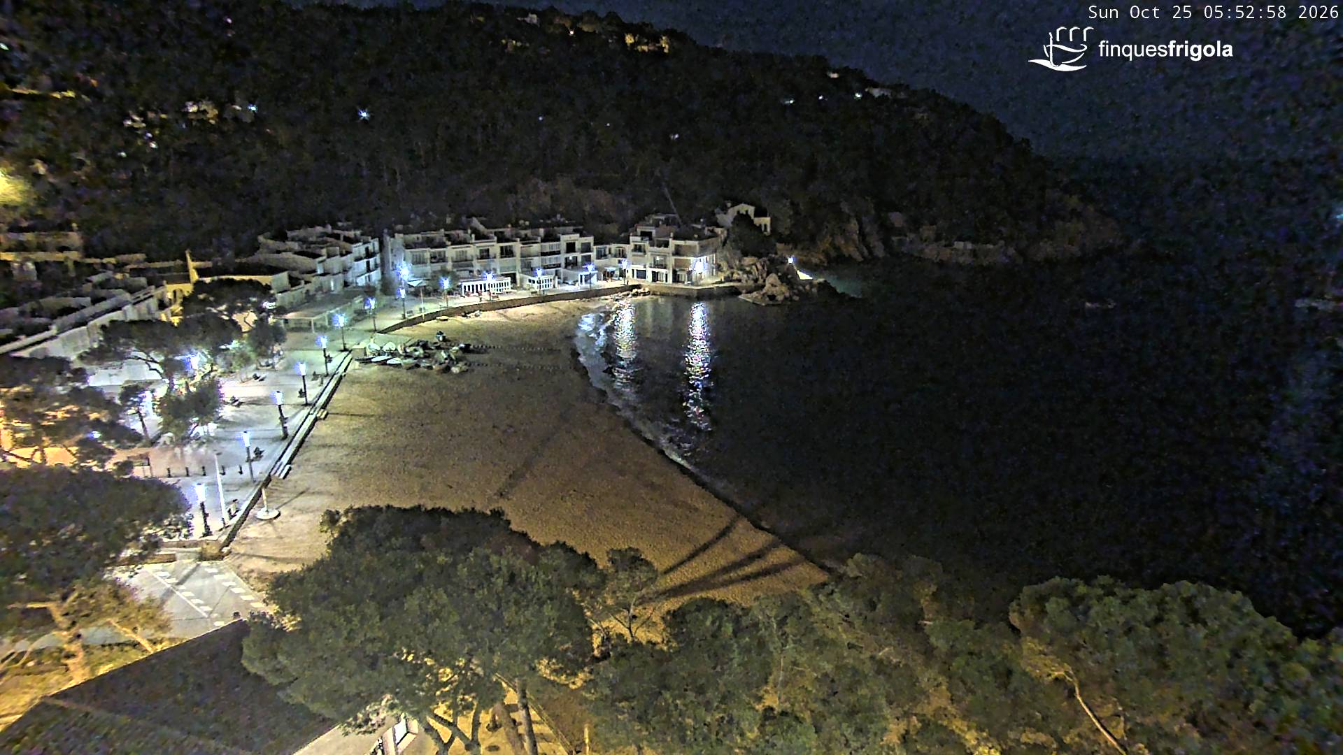 Webcam de Tamariu playa