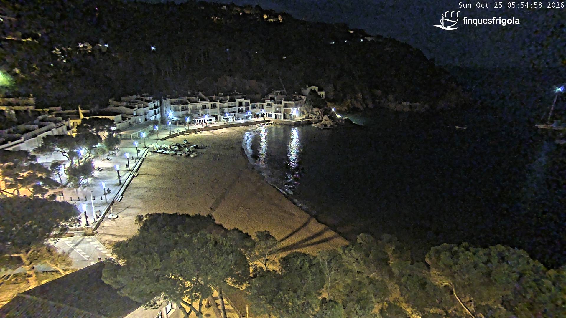 Webcam de Tamariu playa