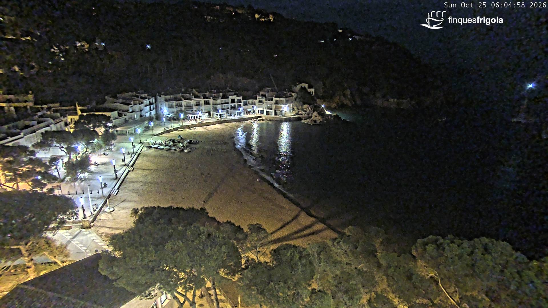 Webcam de Tamariu playa