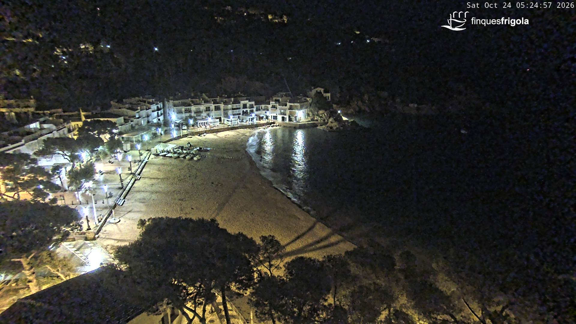 Webcam de Tamariu playa