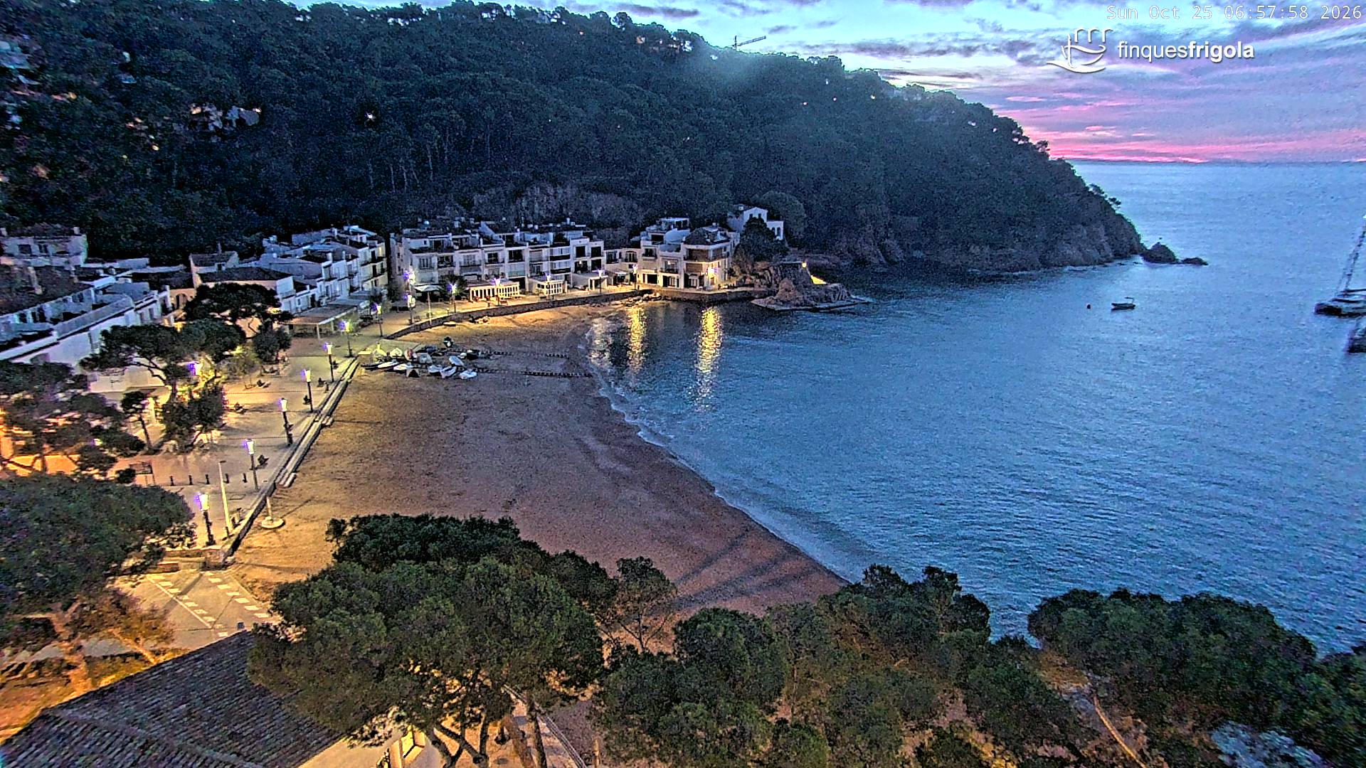 Webcam de Tamariu playa