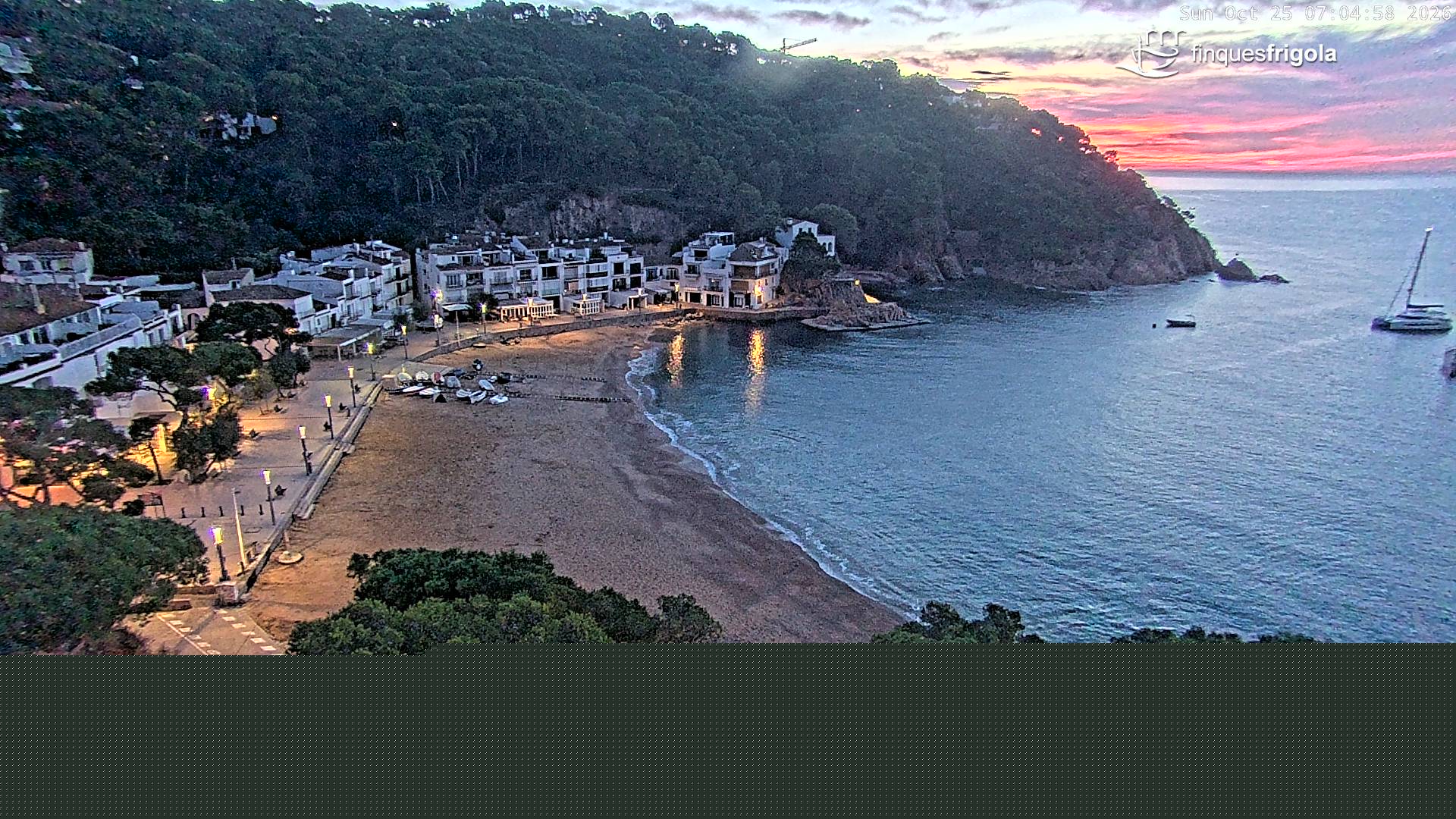 Webcam de Tamariu playa